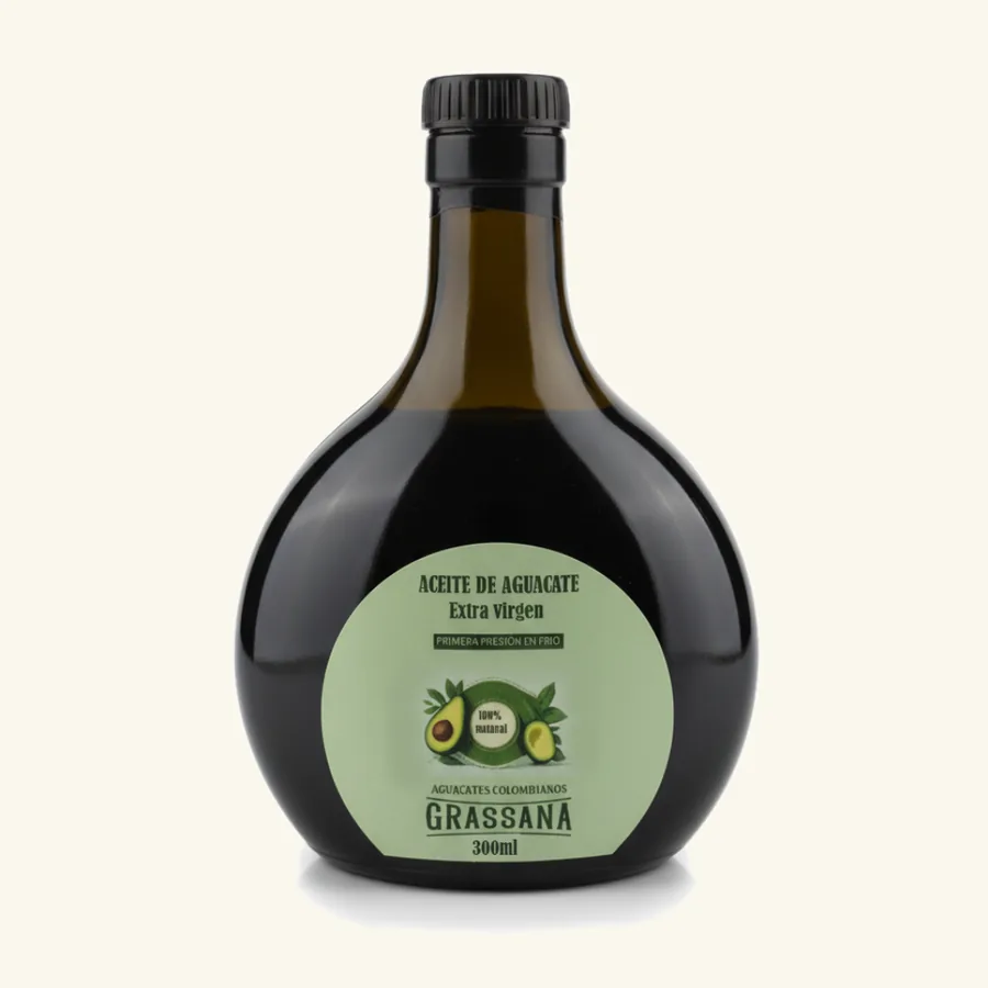 Aceite de Aguacate Colombiano Sin Refinar - Puro y Extra Virgen