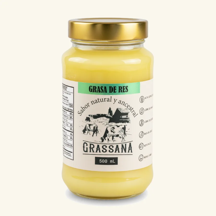 Grasa-sebo de res Beef tallow (cocina-comética)