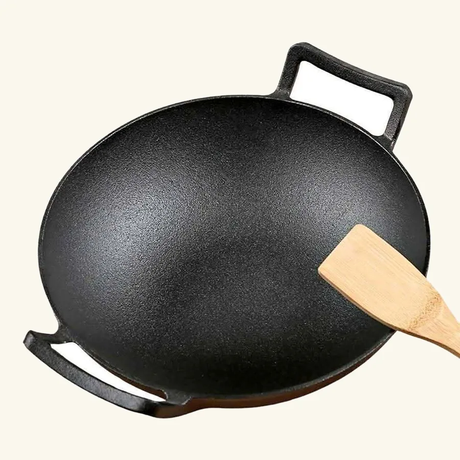 WOK de Hierro Fundido Grassana | Cocina Natural y Ancestral